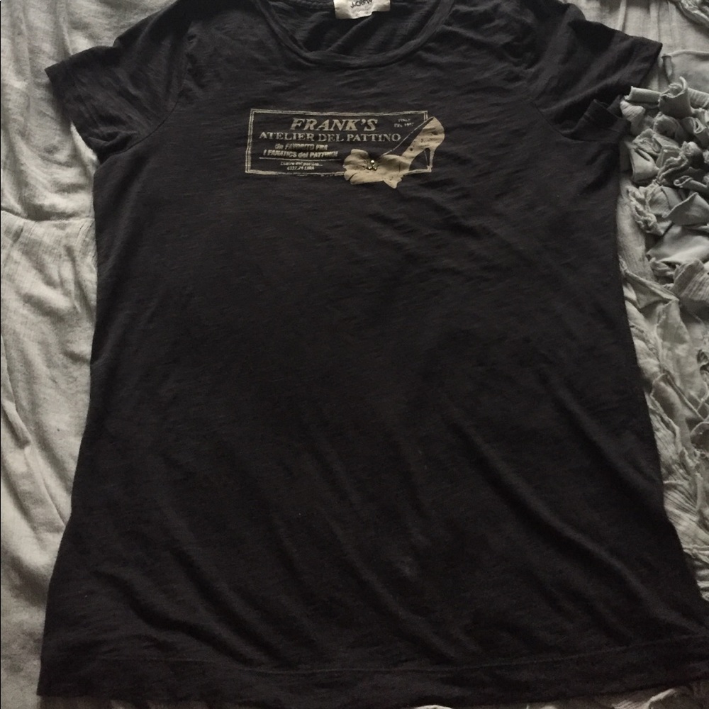 COPY - Small J.Crew Graphic Tissue Tee
